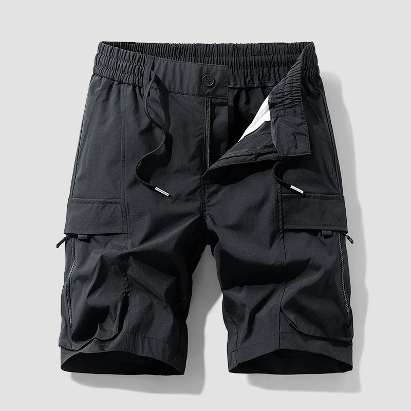 Pantalones Cortos Cargo de Verano para Hombre, de Secado Rápido, Ligeros, para Senderismo, Tácticos, con Múltiples Bolsillos Grandes, Casuales, para Pesca y Golf 2026