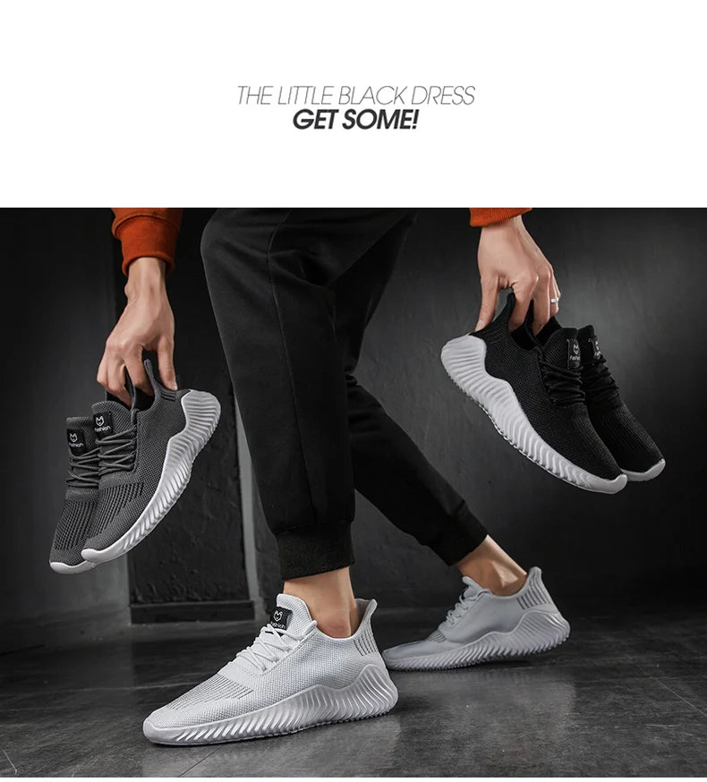 Shoes for Men Designer Men Shoes Breathable Mesh White Men's Tennis Trainers Male Casual Sneakers Zapatos Hombre Tenis Masculino