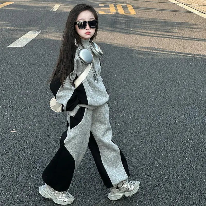 Conjunto Patchwork Niños 4-12 Años - Sudadera + Pantalón