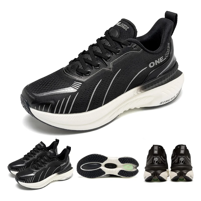 ONEMIX, zapatillas blancas para correr en carretera para hombre, zapatillas deportivas con cojín de aire para exteriores, zapatillas deportivas para hombre, zapatos para correr de verano, calzado para mujer