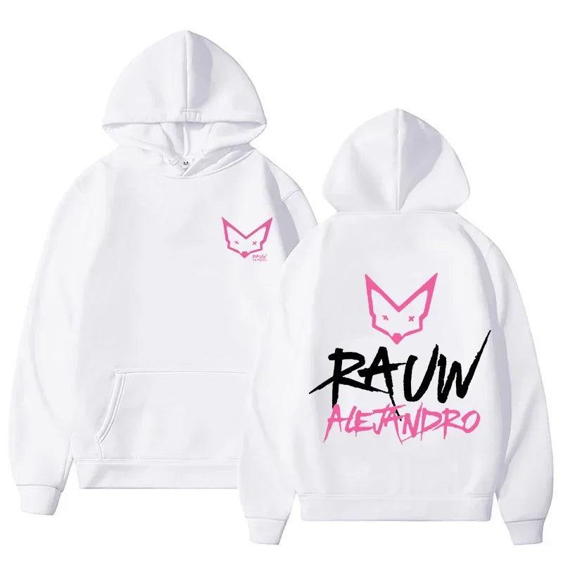 Men_Women Ropa Rapero Rauw Alejandro Saturno Sudaderas con capucha Manga larga Casual Polar Sudadera con capucha Sudadera Ropa Hombre Unisex