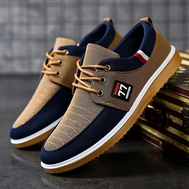 2025 nuevos zapatos de moda para hombres zapatos deportivos casuales cómodos y versátiles de punto