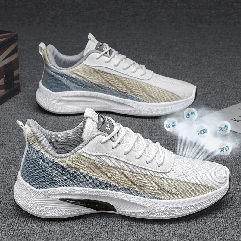 New Shoes for Men Casual Slip on Fashion Sneakers Breathable Running Shoes Outdoor Walking Training Tennis Shoes