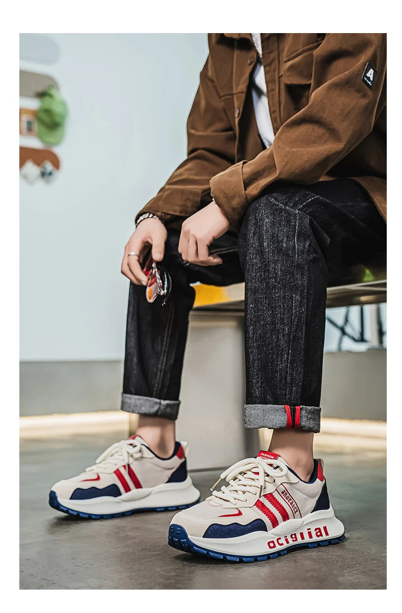 Trendy Brand Men's New Comfortable and Versatile Casual Shoes with Soft Soles Anti Slip and Wear-resistant Shoes Zapatos Hombre