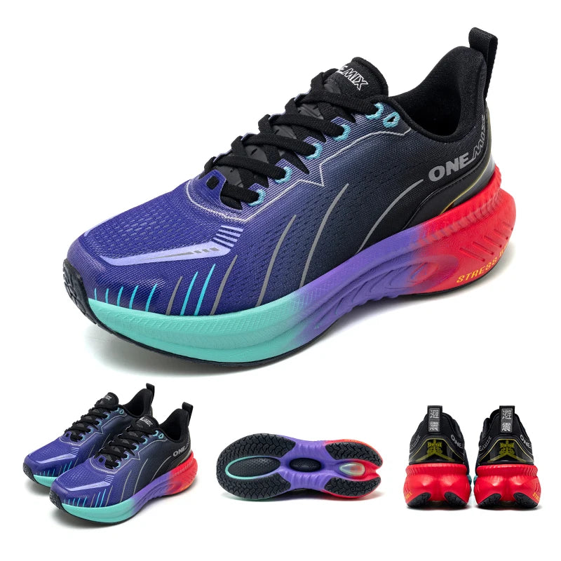ONEMIX, zapatillas blancas para correr en carretera para hombre, zapatillas deportivas con cojín de aire para exteriores, zapatillas deportivas para hombre, zapatos para correr de verano, calzado para mujer