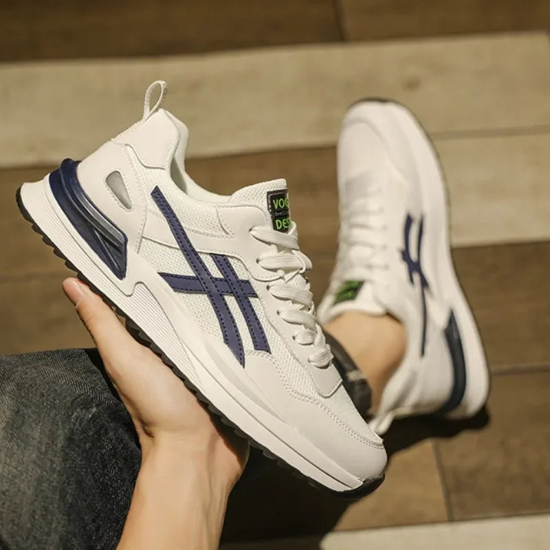 Zapatillas de deporte transpirables para hombre, zapatos informales con cordones para correr, tenis, baratos, liquidación, envío gratis