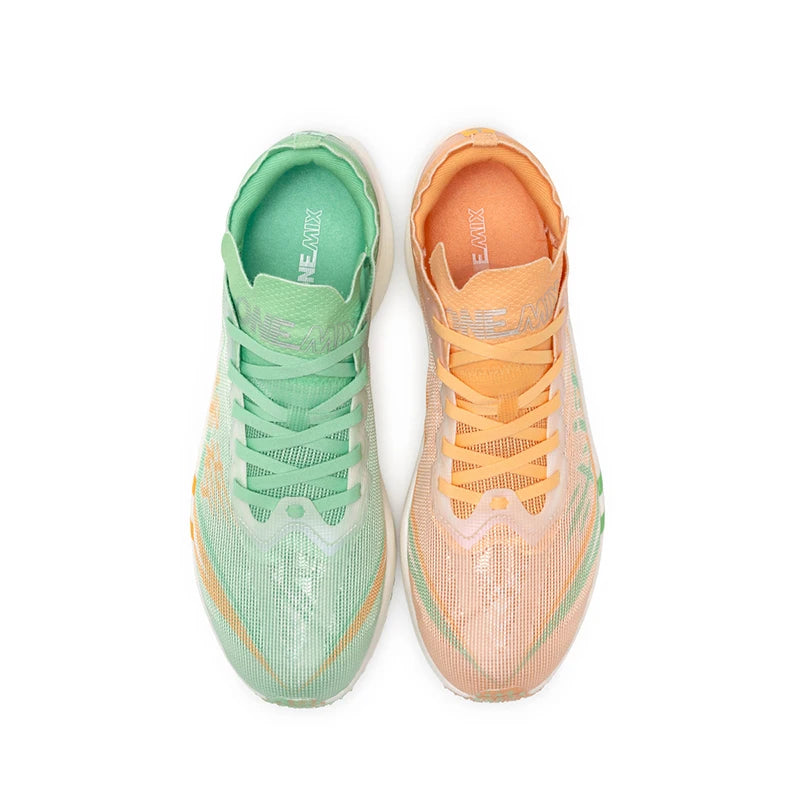 ONEMIX-zapatillas para correr para maratón, placa de carbono, prueba profesional, soporte estable para zapatillas de deporte ultraligeras que absorben los golpes, novedad de 2025