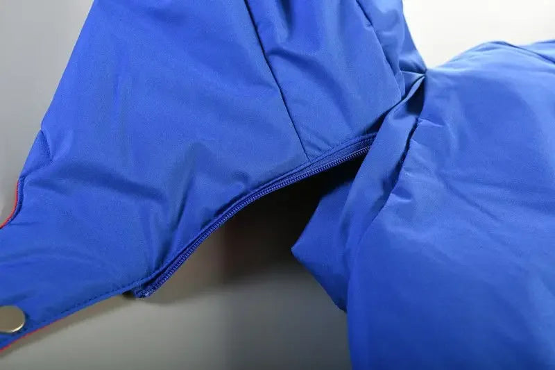 Nuevo abrigo de invierno para niños, ropa de moda para niños, ropa cálida y gruesa de algodón con capucha, prendas de vestir exteriores largas, chaquetas Parka para niños
