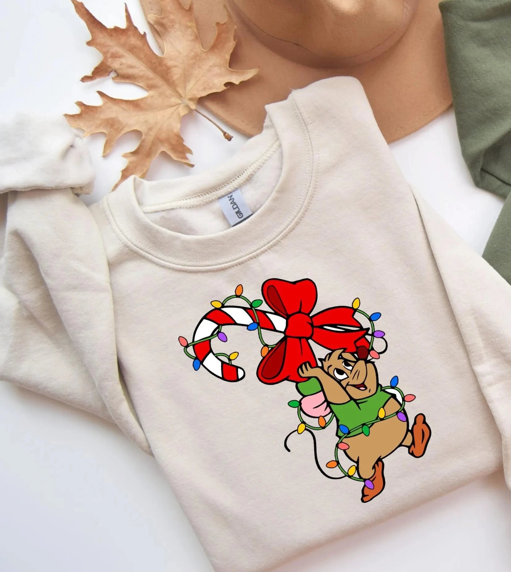 Navidad de Disney Jaq y Gus, sudaderas con capucha de pareja navideña de Disney, sudaderas con capucha navideñas de ajuste familiar de Disney, sudaderas con capucha navideñas de Cenicienta