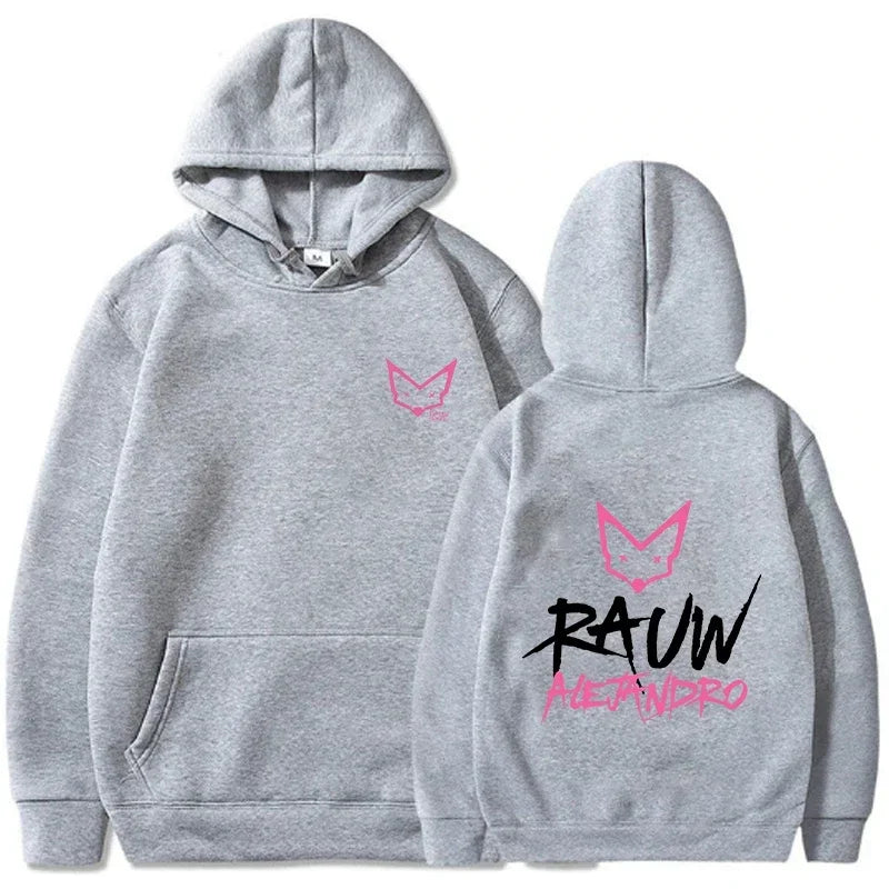 Men_Women Ropa Rapero Rauw Alejandro Saturno Sudaderas con capucha Manga larga Casual Polar Sudadera con capucha Sudadera Ropa Hombre Unisex