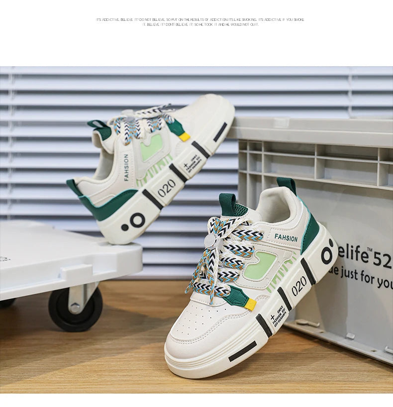 Zapatos familiares pequeños para niños, zapatos blancos para estudiantes, zapatos deportivos para niños, zapatos de tablero casuales para niños, nuevos