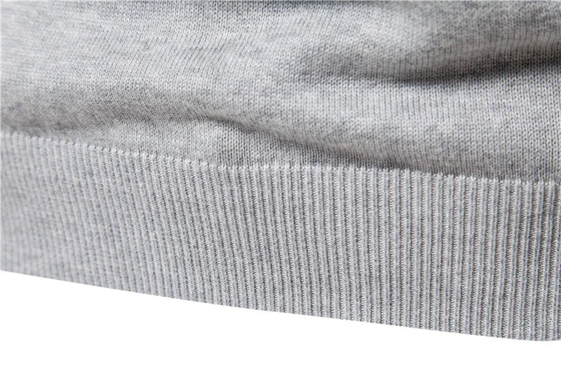 Suéter de punto informal para hombre joven europeo y americano Capa Base de Jersey a rayas, nuevo estilo de otoño e invierno