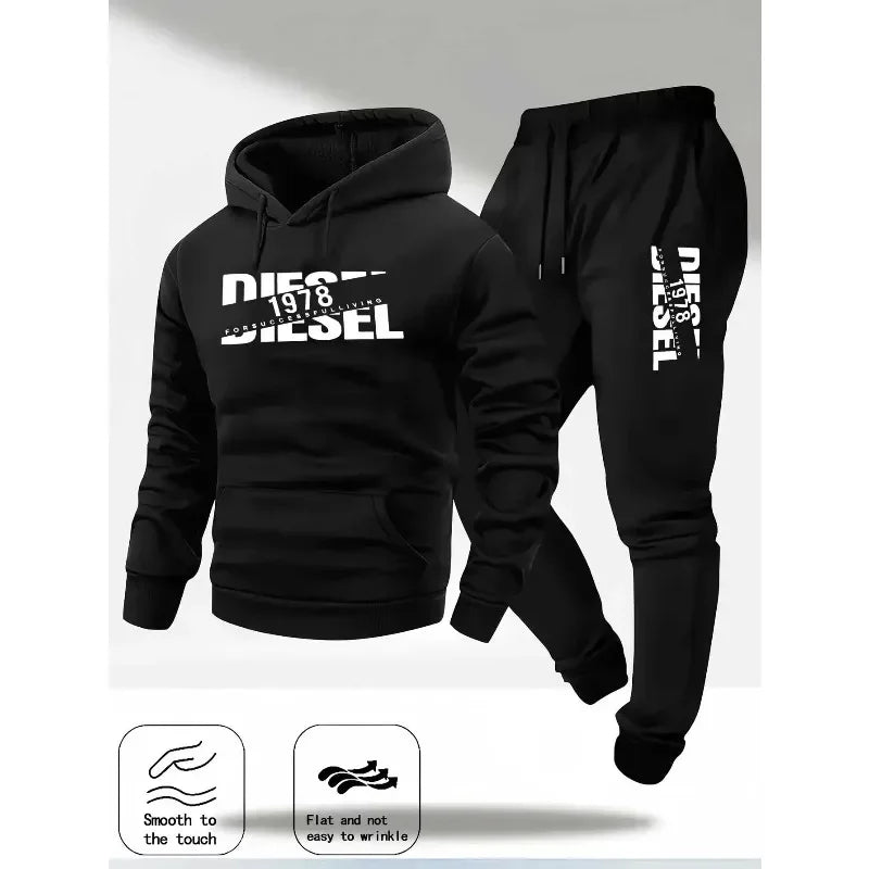 2025 popular otoño e invierno nueva ropa deportiva con capucha ropa deportiva moda ropa deportiva con capucha ropa deportiva casual y pantalones dos en uno