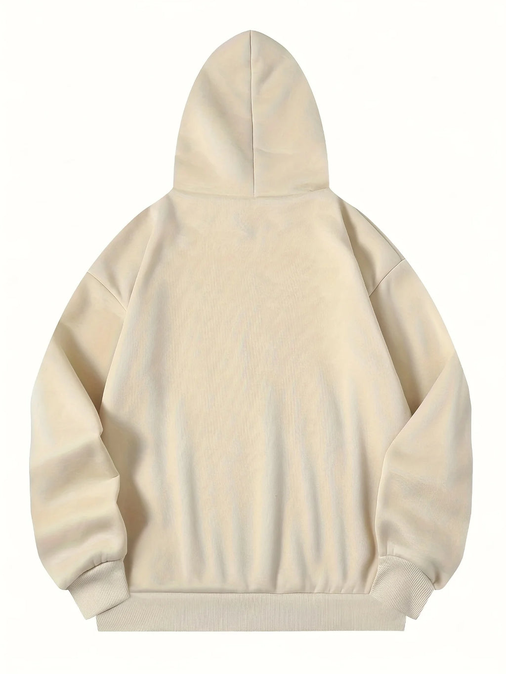 Sudadera con capucha de manga larga de terciopelo con estampado de letras de Nueva York informal holgada de otoño e invierno para mujer