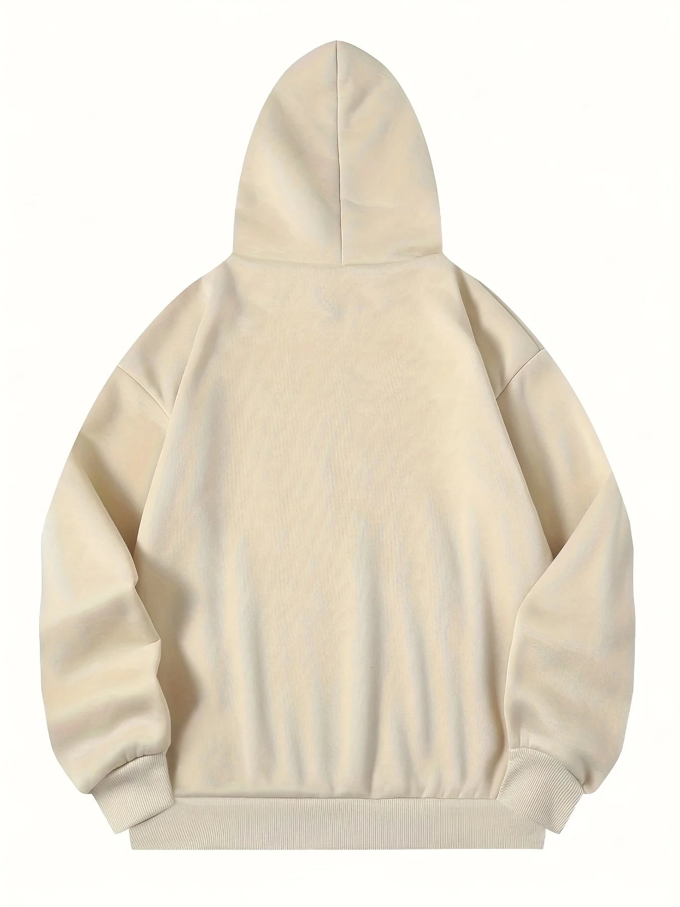 Sudadera con capucha de manga larga de terciopelo con estampado de letras de Nueva York informal holgada de otoño e invierno para mujer