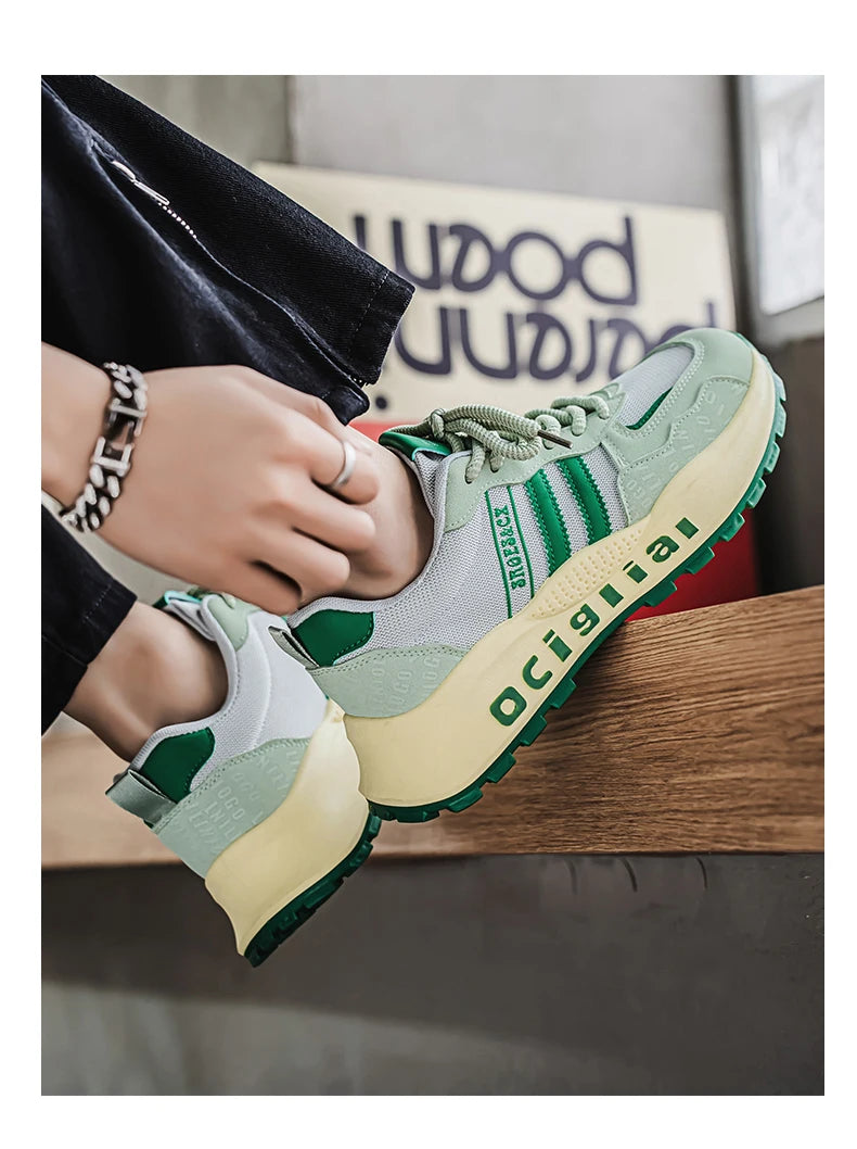 Trendy Brand Men's New Comfortable and Versatile Casual Shoes with Soft Soles Anti Slip and Wear-resistant Shoes Zapatos Hombre