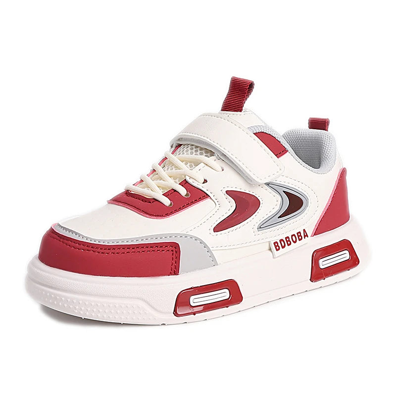 Zapatillas Deportivas Casuales para Niños, de Moda, Cómodas, de Cuero, para Caminar al Aire Libre, para la Escuela, para Correr, para Niños