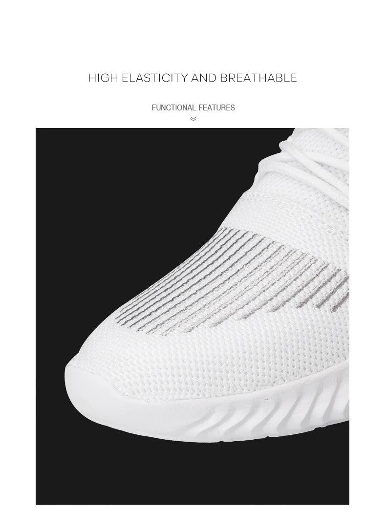 Shoes for Men Designer Men Shoes Breathable Mesh White Men's Tennis Trainers Male Casual Sneakers Zapatos Hombre Tenis Masculino