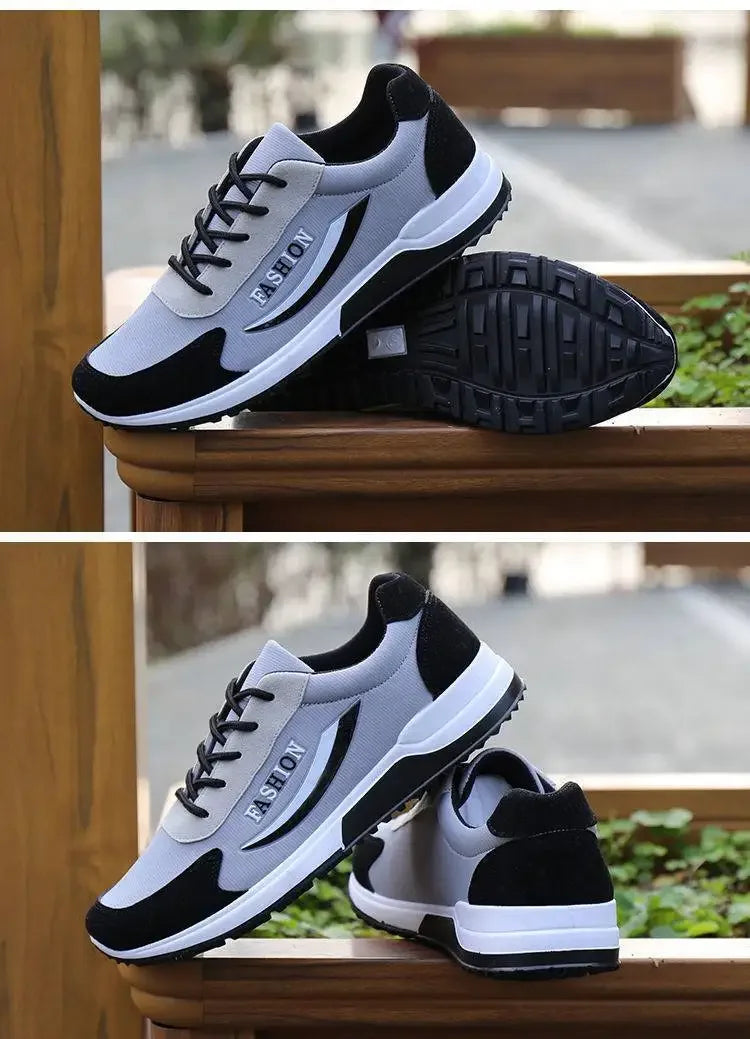 2024 New Men's Sneakers Retro running Shoes for men Thick Bottom patchwork male Sports shoes Trendy Sneakers male Zapatos Hombre