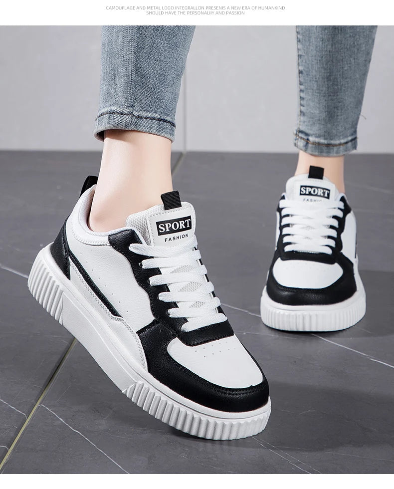 Zapatillas Mujer Blancas Casual - Transpirables