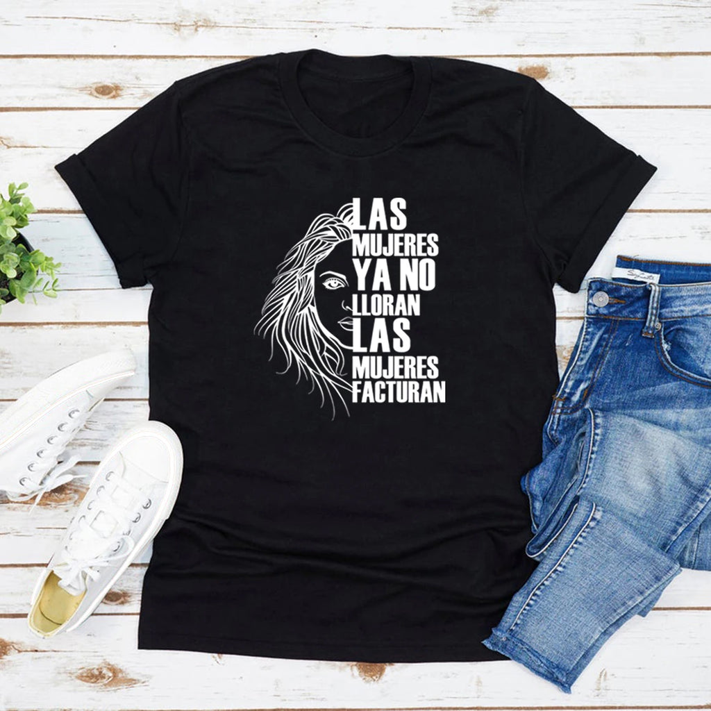 Shakira Las Mujeres Ya No Lloran camiseta mujer Don't Cry camiseta citas camisa Mujer camisetas Las Mujeres Facturan camisetas Top