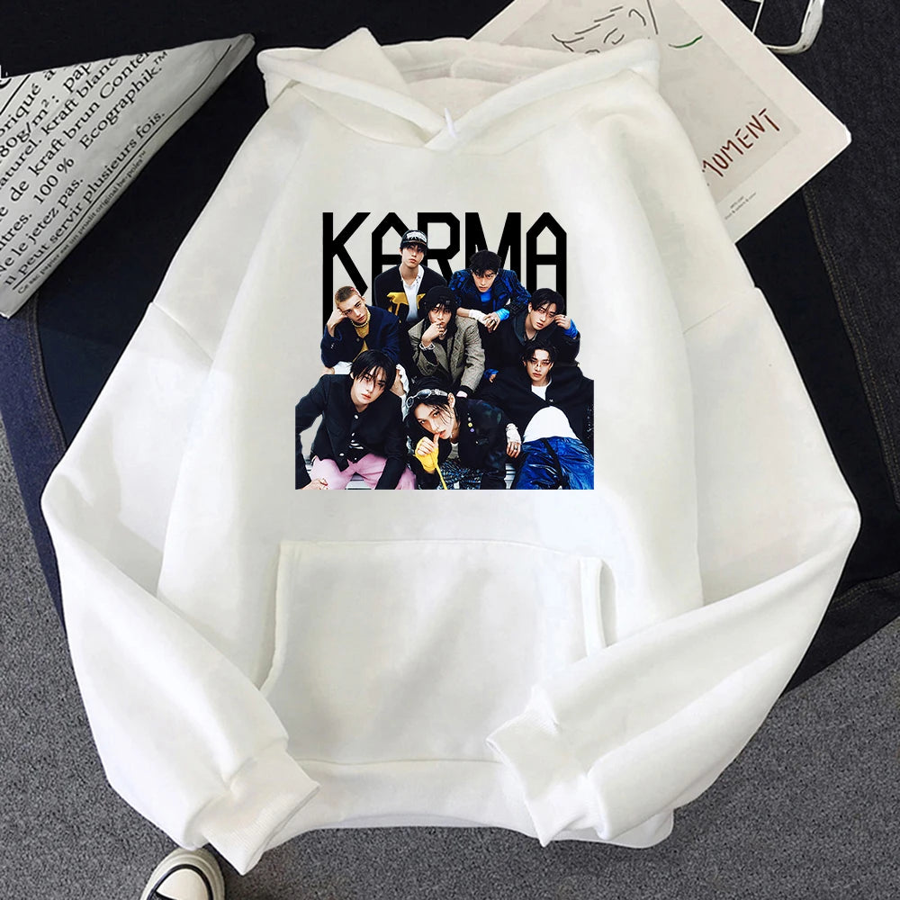 2025 nuevo álbum KARMA Sudadera con capucha Hot Song Ceremony Retro mujeres/hombres sudaderas con capucha Otoño Invierno ropa estética sudadera Vintage