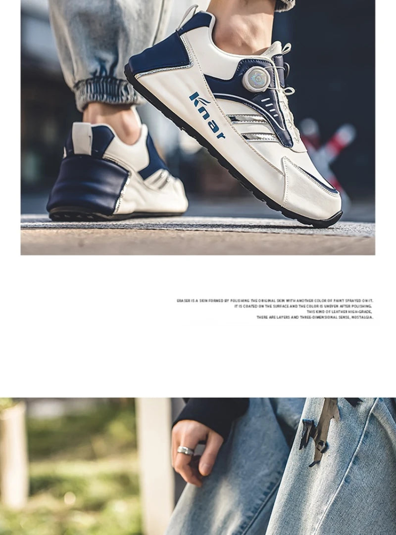 Zapatillas casuales de hombre, estilo coreano, versátiles, suela suave, cómodas, ligeras, con plataforma, para uso diario.