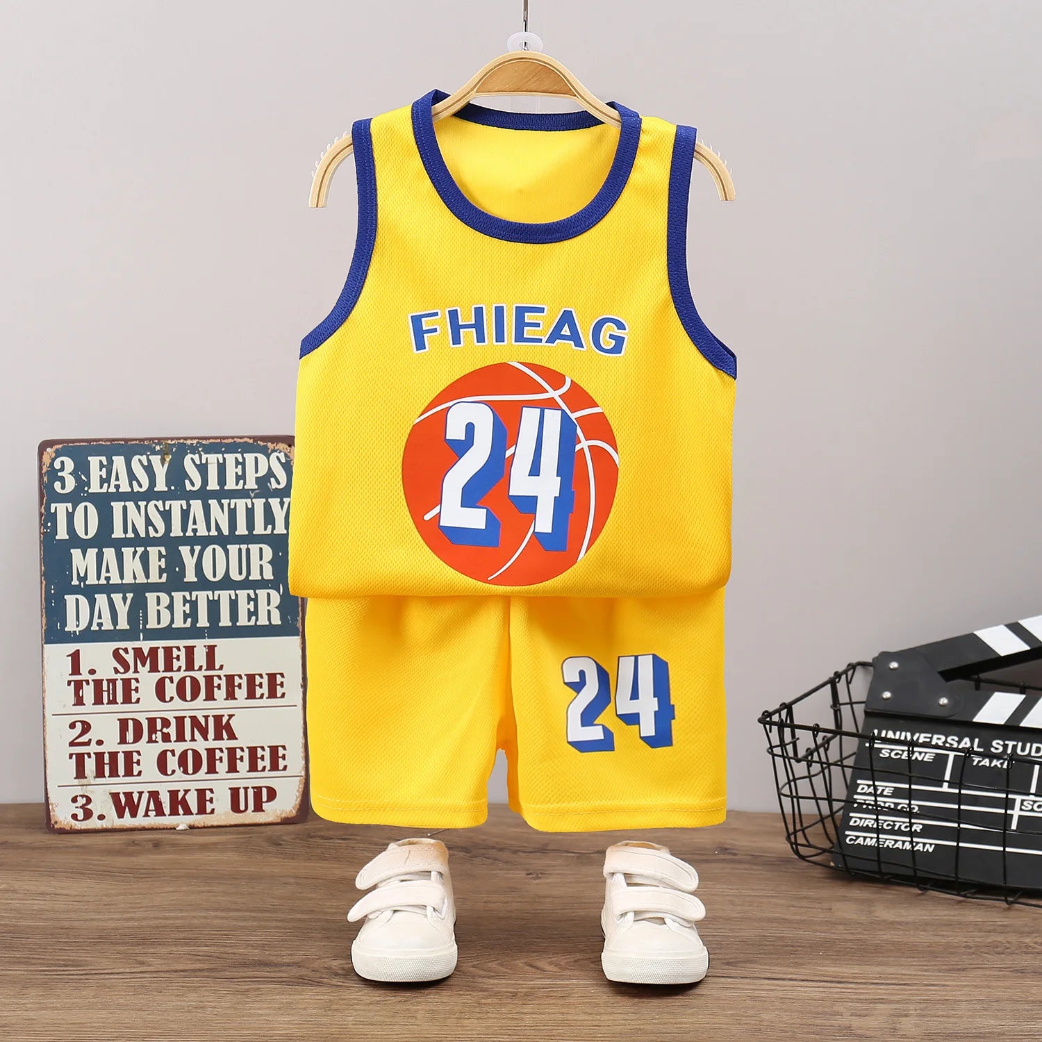 Conjuntos para niños, camiseta sin mangas de verano para niños, conjunto de pantalones cortos, camiseta sin mangas para exteriores de secado rápido, conjuntos de pantalones cortos, deporte para niños, baloncesto Tr