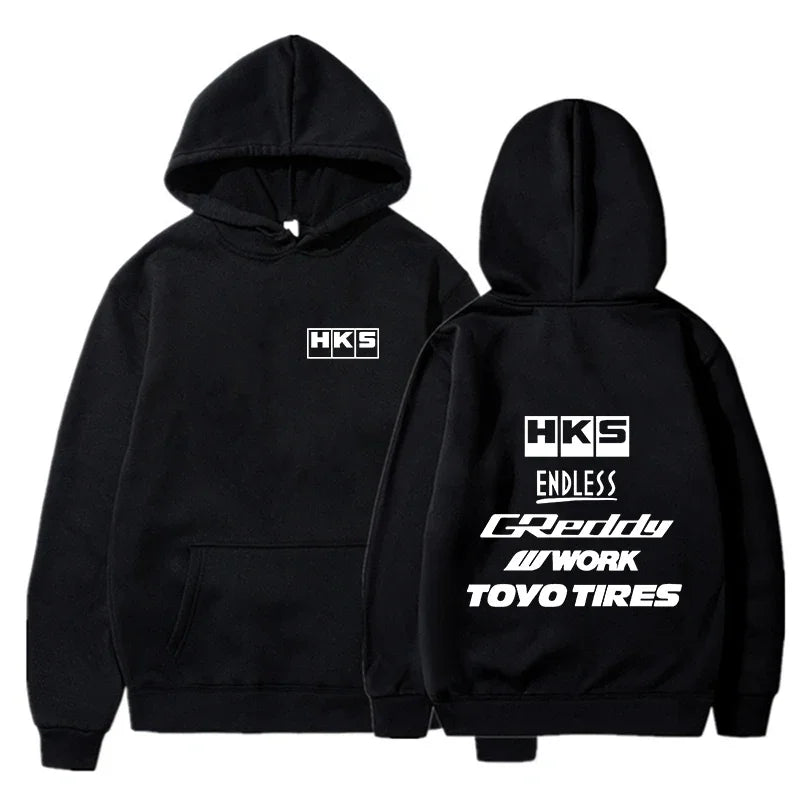 Sudadera HKS Endless JDM - Hombre Estilo Vintage Japón