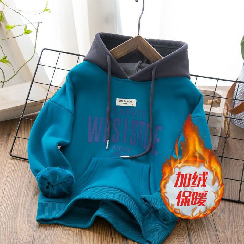 Sudadera Capucha Niños 4-12 Años - Jersey Deportivo Otoño