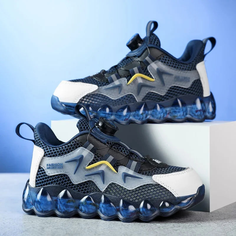 Zapatillas de deporte de lujo para niños, zapatos informales para niños, zapatillas de deporte de moda 2023, zapatillas deportivas atléticas para niños de 7 a 12 años