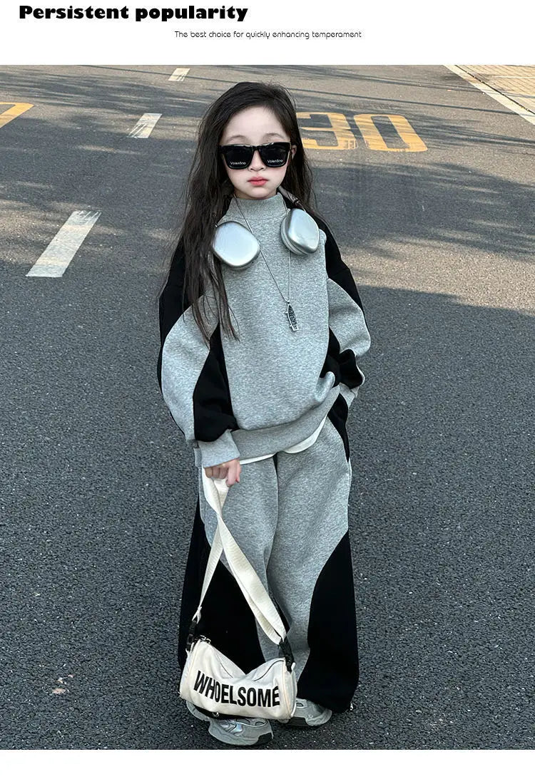 Conjunto Patchwork Niños 4-12 Años - Sudadera + Pantalón