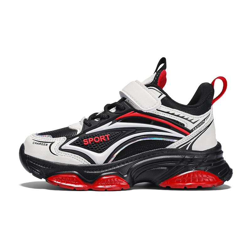 Zapatos de tenis para niños, novedad de verano, tendencia, deportes juveniles, respirar, rebote, comodidad, estudiantes masculinos, zapatillas de ocio diario para niños