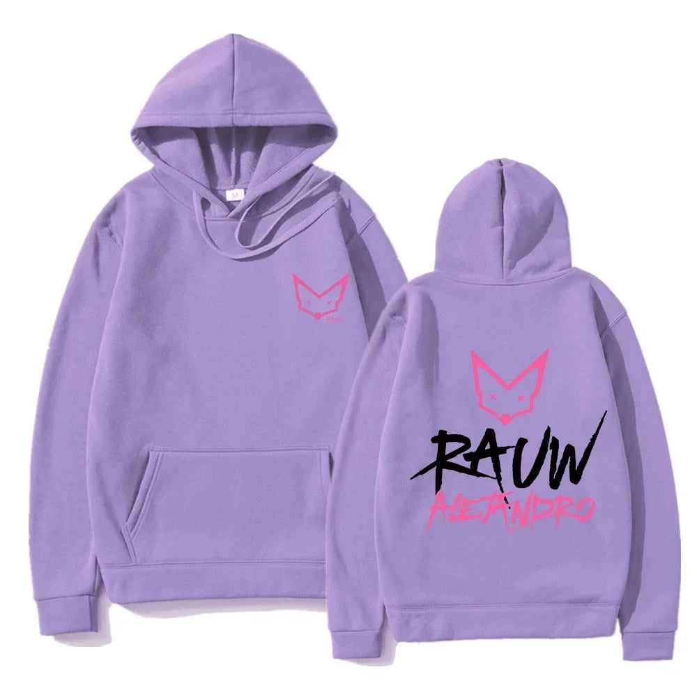 Men_Women Ropa Rapero Rauw Alejandro Saturno Sudaderas con capucha Manga larga Casual Polar Sudadera con capucha Sudadera Ropa Hombre Unisex