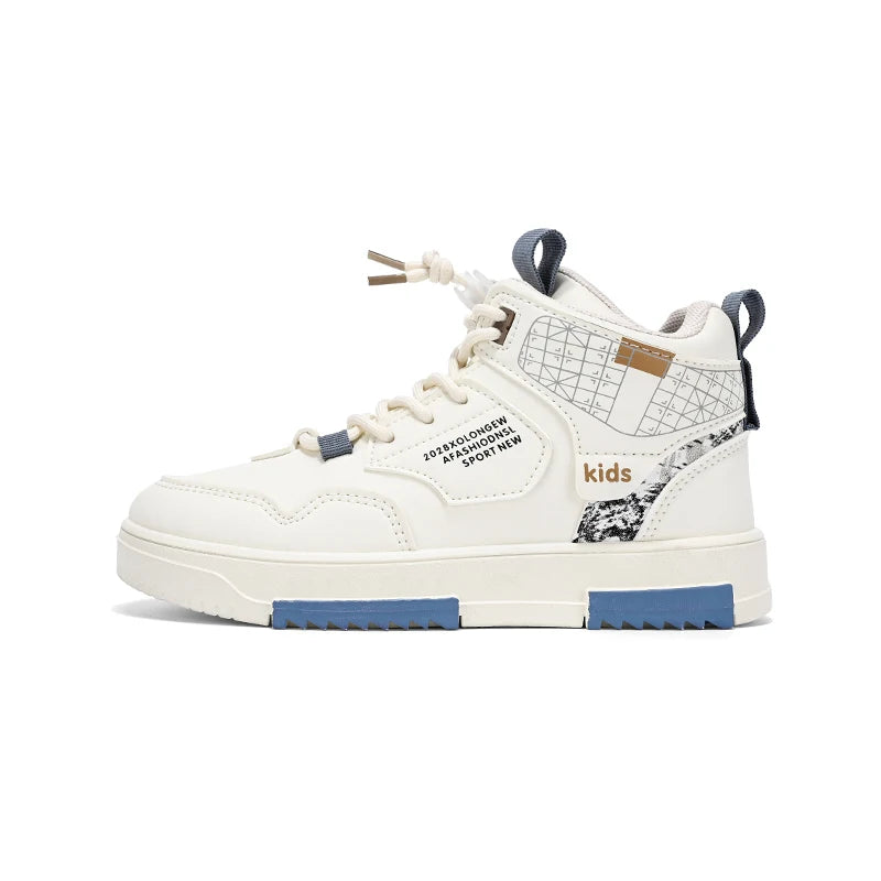 Zapatillas de deporte para niños y niñas, zapatos planos de marca de otoño, zapatos deportivos blancos para niños de 6 a 12 años, zapatillas informales de tenis escolares para niña