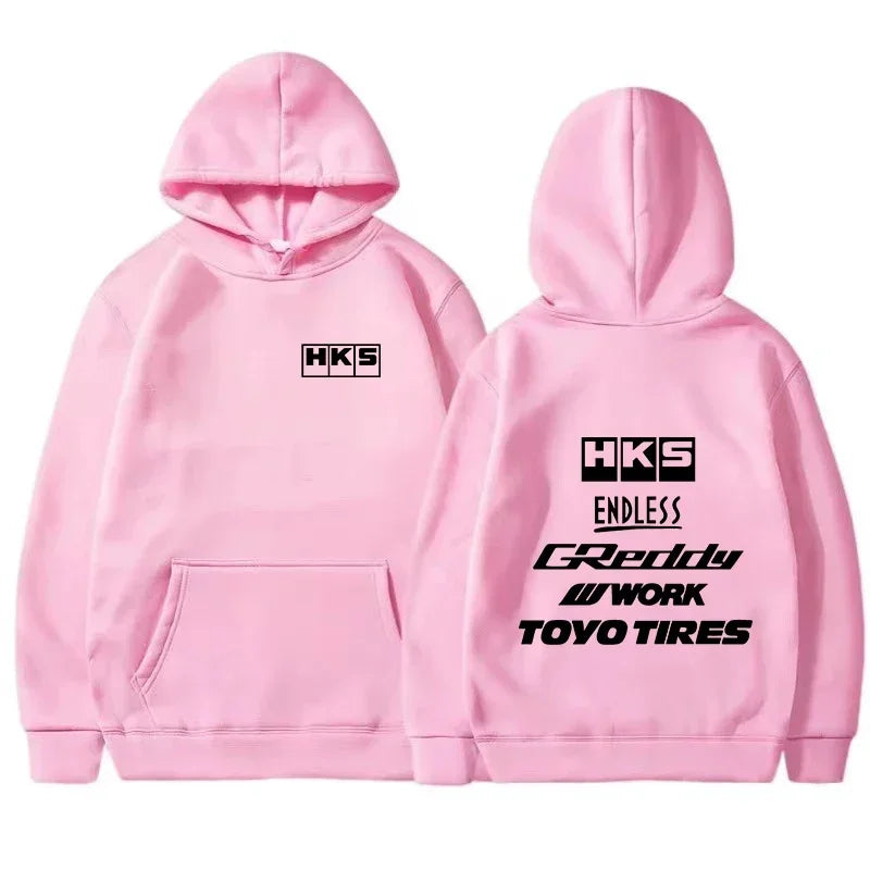 Sudadera HKS Endless JDM - Hombre Estilo Vintage Japón