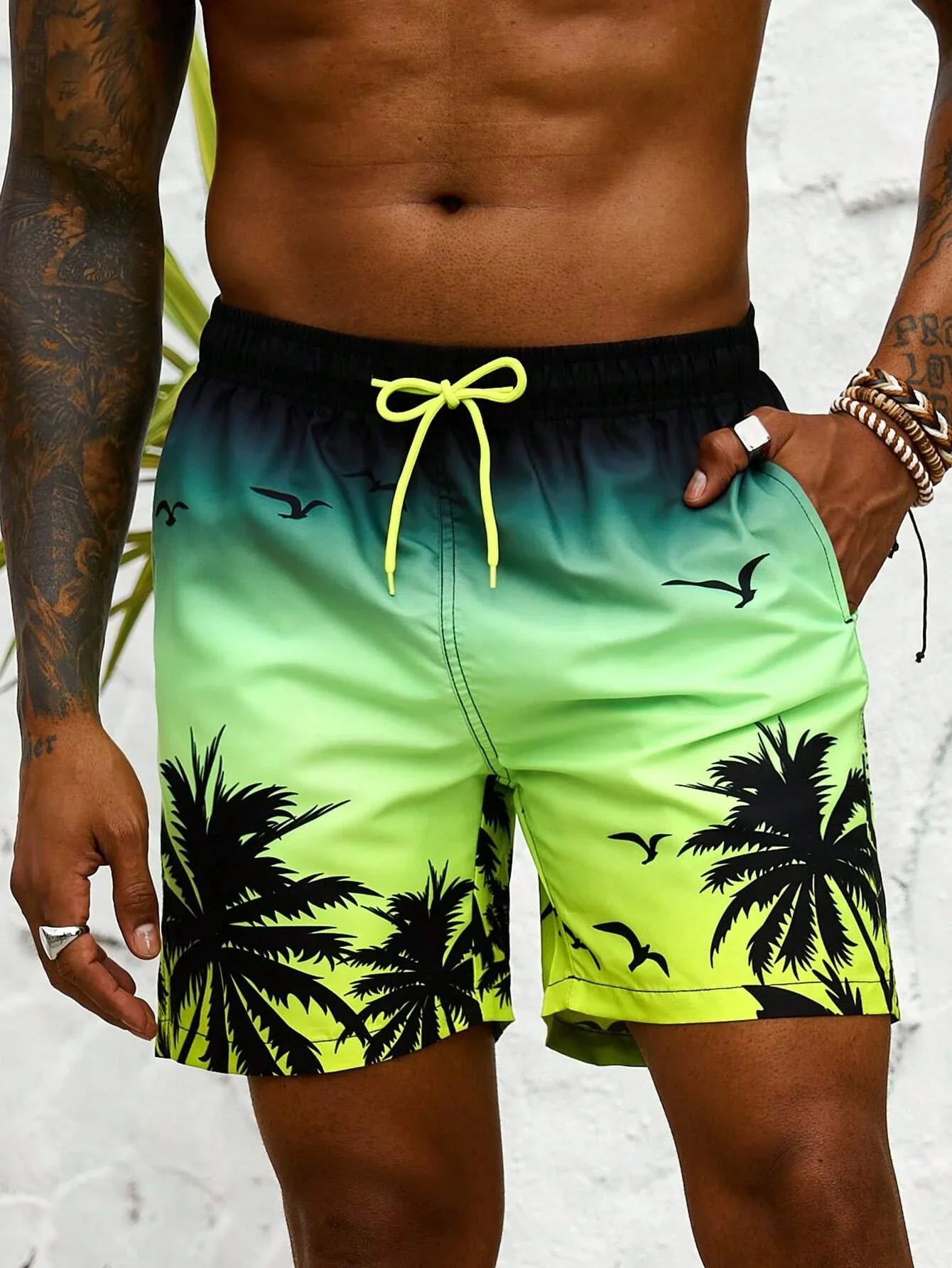 Bañador 3D Hombre | Pantalón Corto Playa Hawaiano Secado Rápido