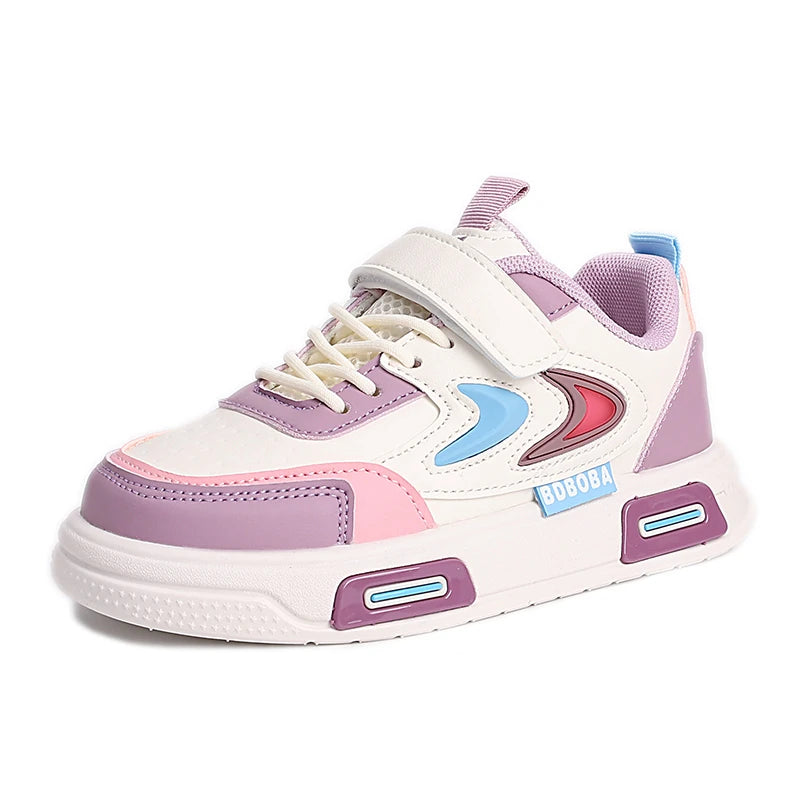 Zapatillas Deportivas Casuales para Niños, de Moda, Cómodas, de Cuero, para Caminar al Aire Libre, para la Escuela, para Correr, para Niños