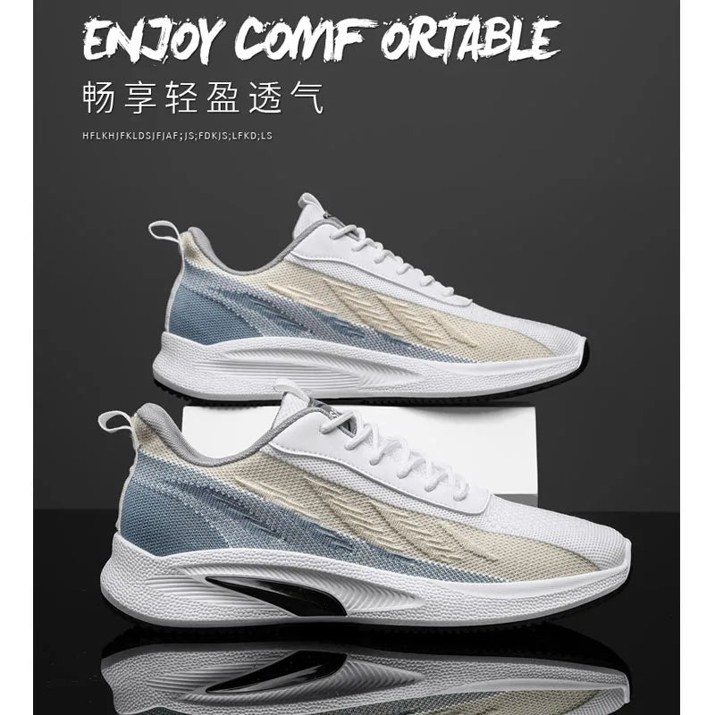 New Shoes for Men Casual Slip on Fashion Sneakers Breathable Running Shoes Outdoor Walking Training Tennis Shoes