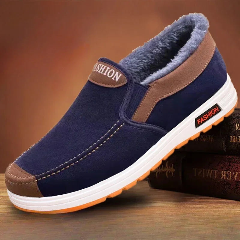 Shoes for Men Plus Size Male Loafers Lightweight Comfortable Sneakers Slip on Flats Soft Sole Male Casual Shoes Winter Zapatos