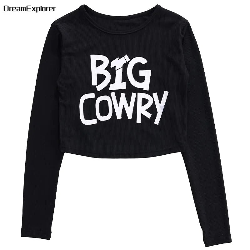 Top corto k-pop para niñas, pantalones deportivos con letras a la moda, conjuntos de ropa de grupo para niñas, ropa informal estilo Hip Hop, disfraces de Jazz para niños