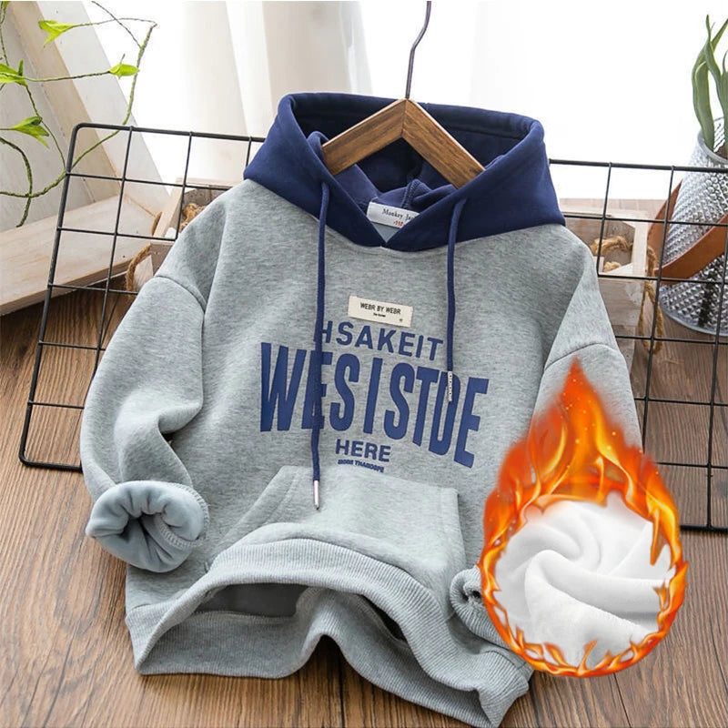 Sudadera Capucha Niños 4-12 Años - Jersey Deportivo Otoño