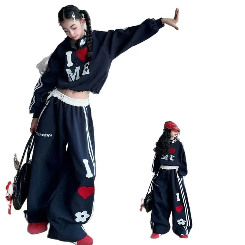 Conjunto Hip-Hop Niños Otoño - Jersey + Pantalones 2 Piezas