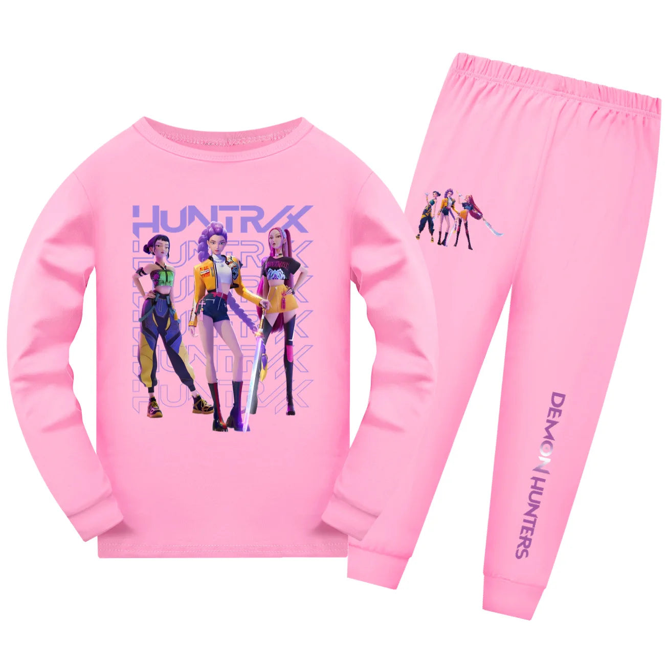 Pijama Demon Hunters Niños - Manga Larga KPop
