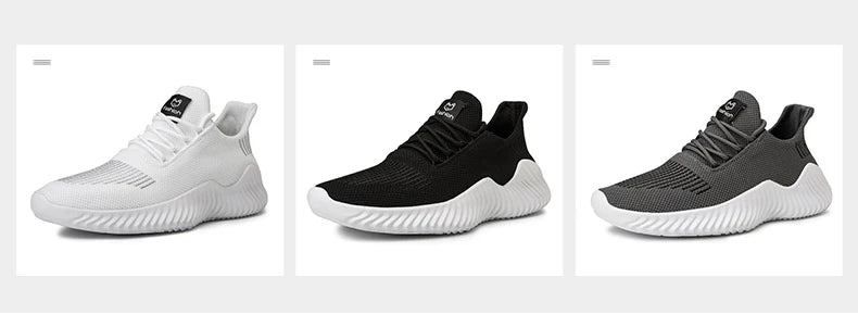 Shoes for Men Designer Men Shoes Breathable Mesh White Men's Tennis Trainers Male Casual Sneakers Zapatos Hombre Tenis Masculino