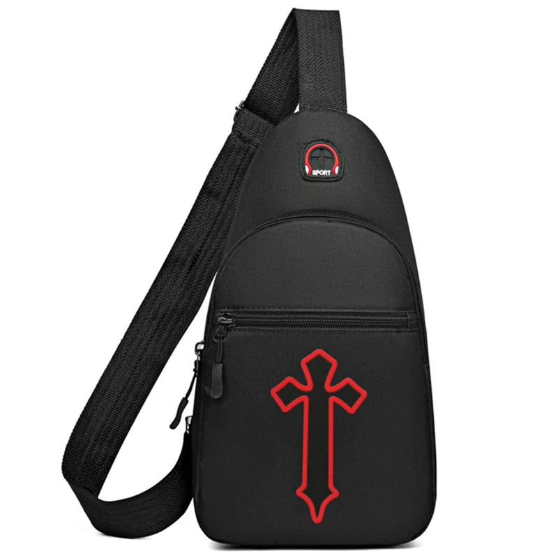Bolso de mano informal para hombre, bolso deportivo, bandolera de un solo hombro, bolso de pecho de moda, bolsillo de una sola capa