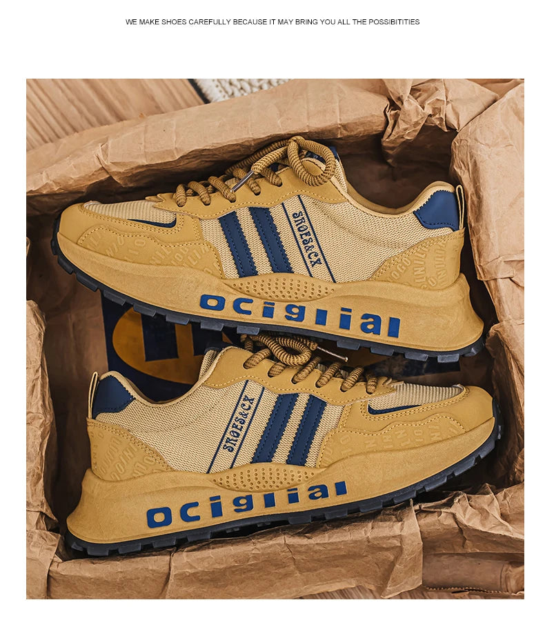 Trendy Brand Men's New Comfortable and Versatile Casual Shoes with Soft Soles Anti Slip and Wear-resistant Shoes Zapatos Hombre