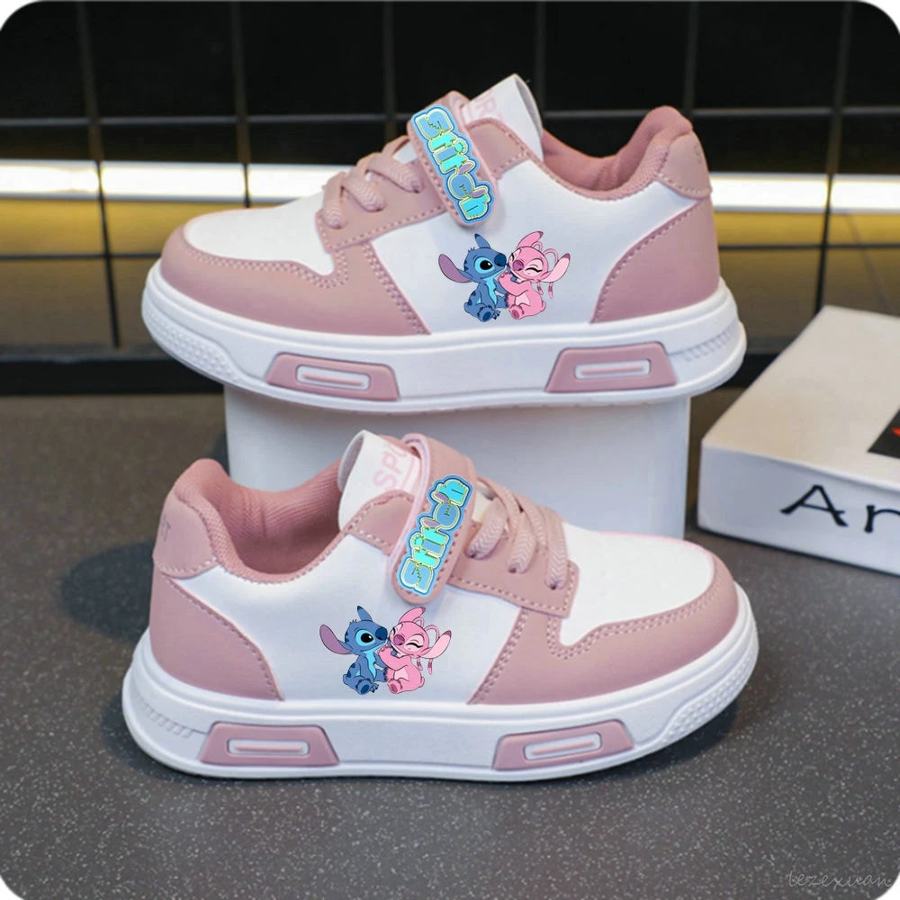Lilo & Stitch, zapatos para niñas, zapatillas de deporte para niñas, zapatos deportivos informales de princesa Lilo & Stitch, zapatos para estudiantes, zapatos para adolescentes