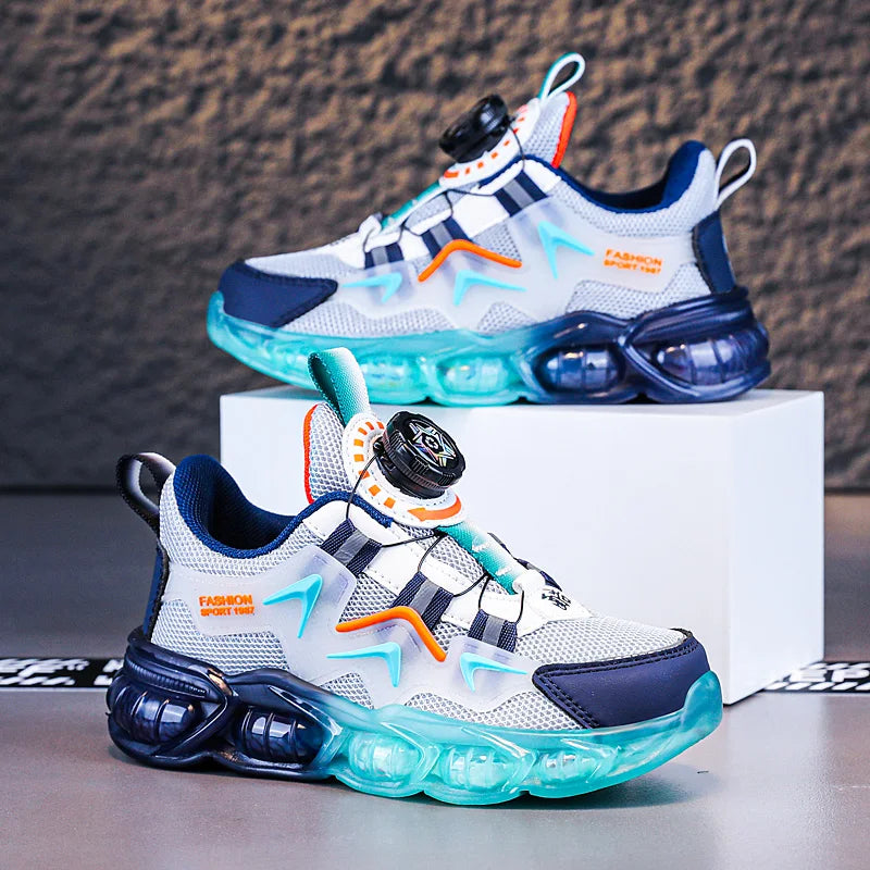 Zapatillas de deporte para niños, zapatos planos transpirables de malla informales para caminar, moda 2023, zapatos de tenis para niñas, zapatos deportivos para niños