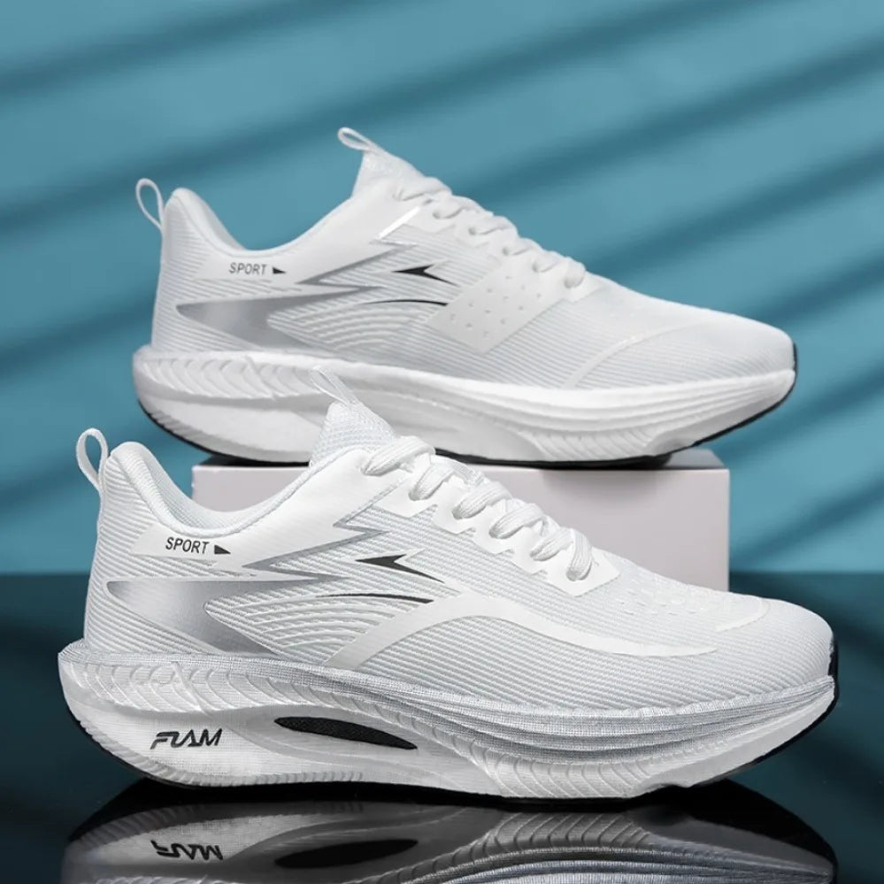 Zapatillas Deportivas Casuales para Hombre 2026, Transpirables, Ligeras, de Malla, Negras, para Correr, Trotar y Caminar